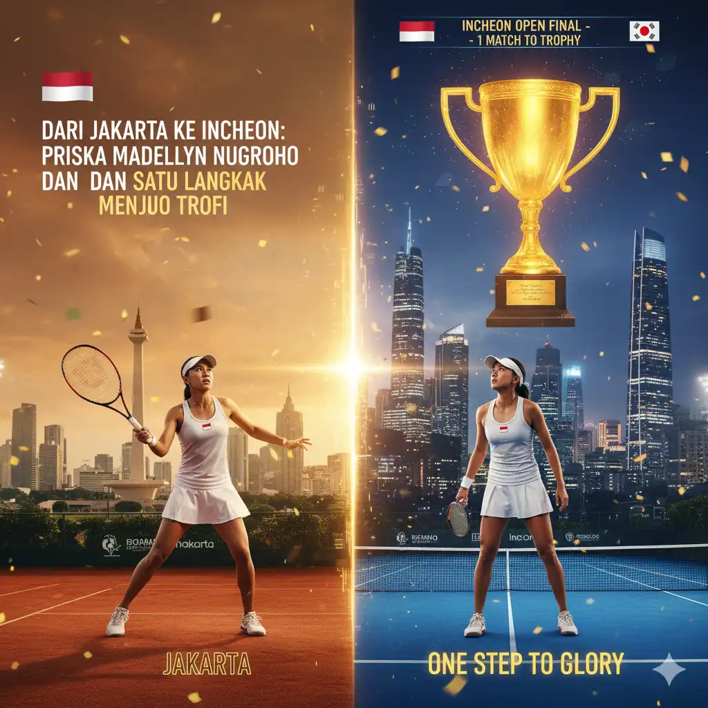 Dari Jakarta ke Incheon Priska Madelyn Nugroho dan Satu Langkah Menuju Trofi