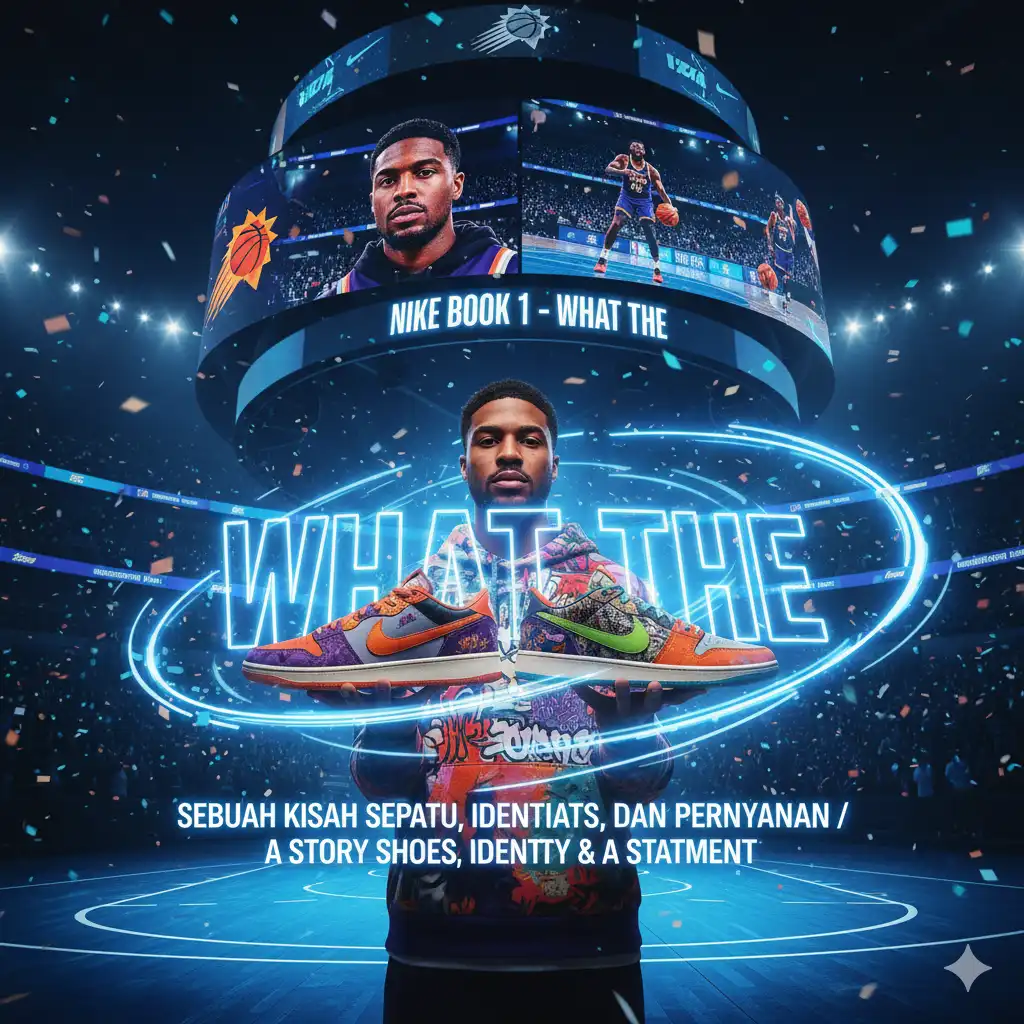 Devin Booker dan Nike Book 1 “What The” Kisah Sepatu, Identitas, dan Sebuah Pernyataan