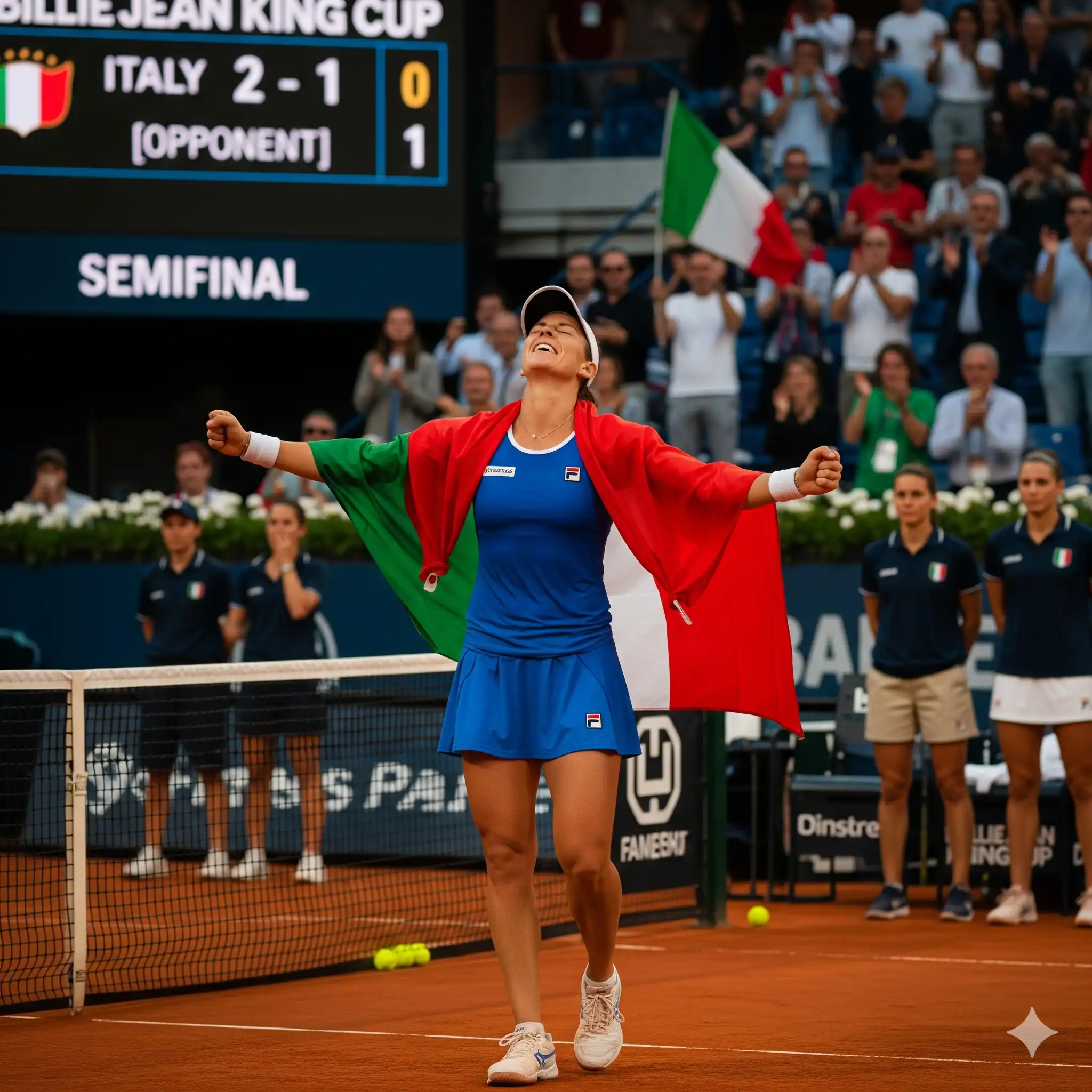 Italia Bangkit dari Jurang Kekalahan Drama Epik Menuju Semifinal Billie Jean King Cup