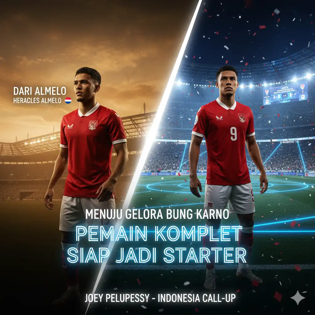 Joey Pelupessy Dari Almelo ke Gelora Bung Karno, “Pemain Komplet” yang Siap Jadi Starter di Babak 4 Kualifikasi Piala Dunia 2026