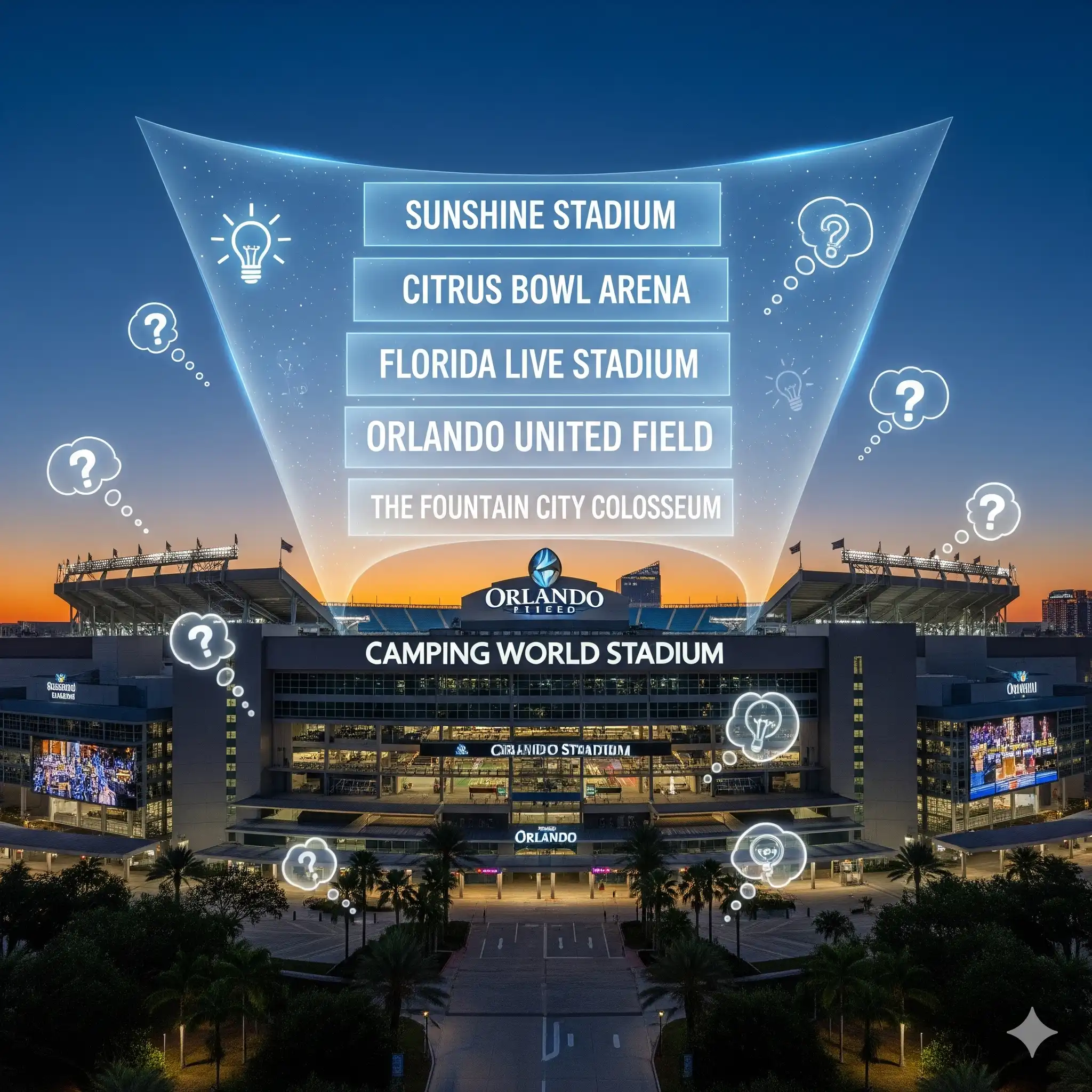 Orlando Mencari Nama Baru Babak Baru untuk Stadion Camping World