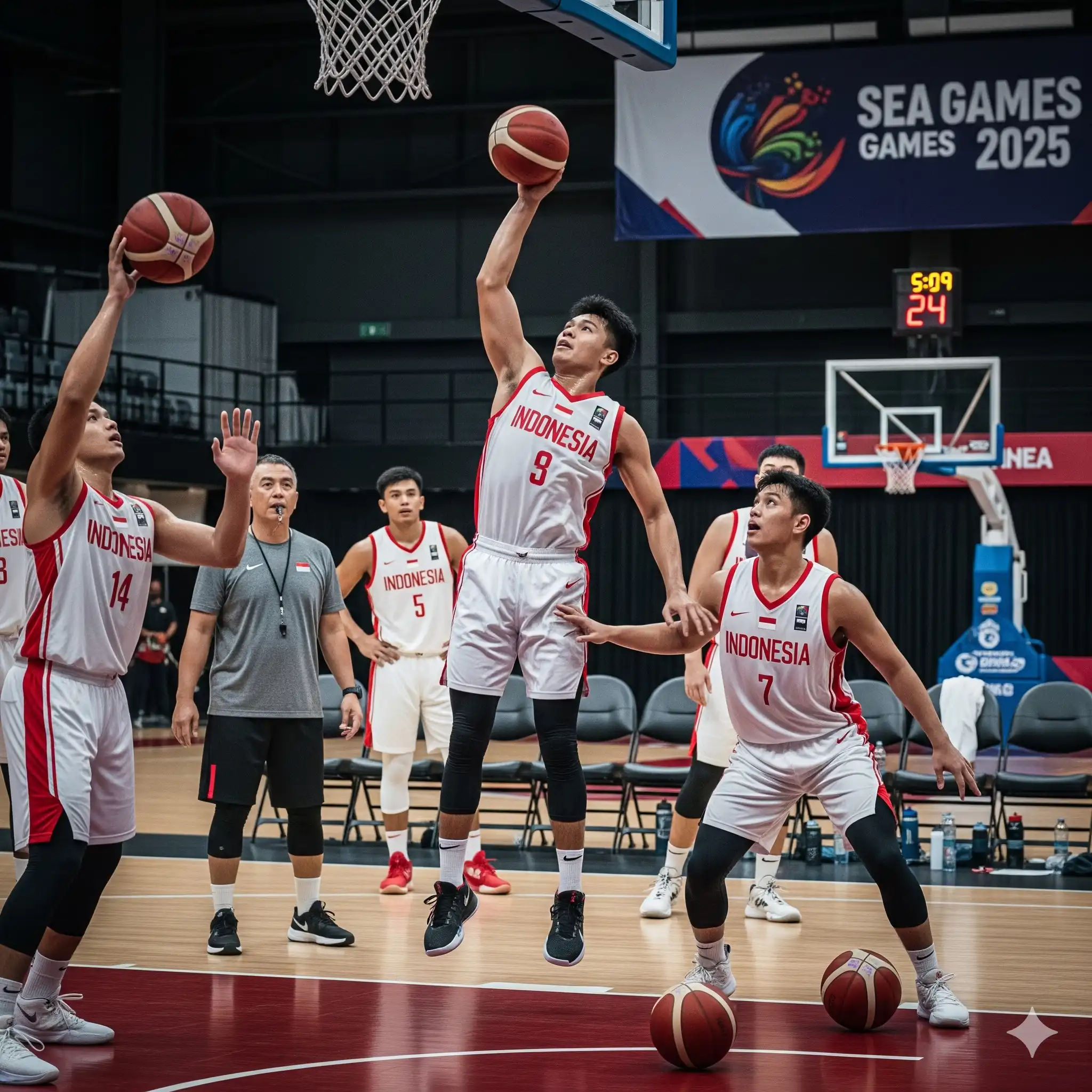 Persiapan Timnas Basket Putra Menuju SEA Games 2025