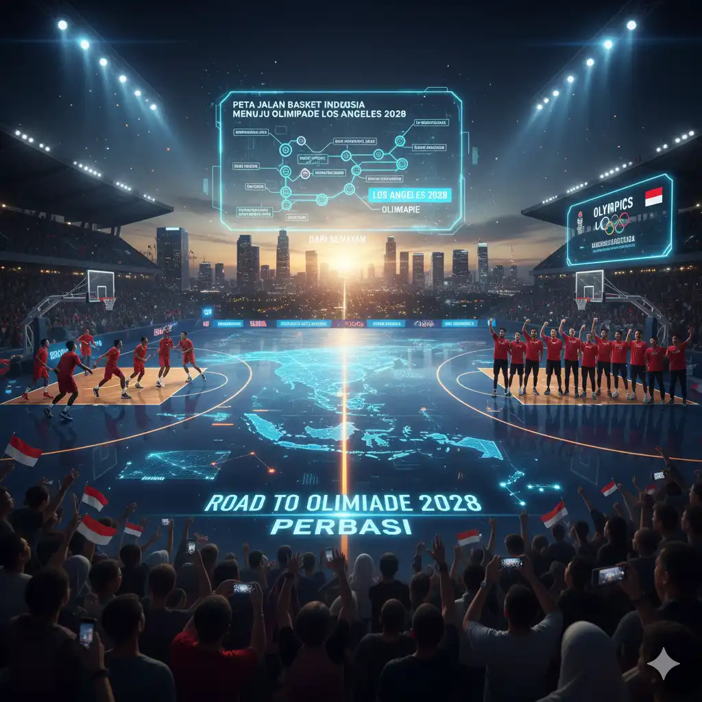 Road to Olimpiade 2028 Peta Jalan Basket Indonesia dari Senayan Menuju Los Angeles