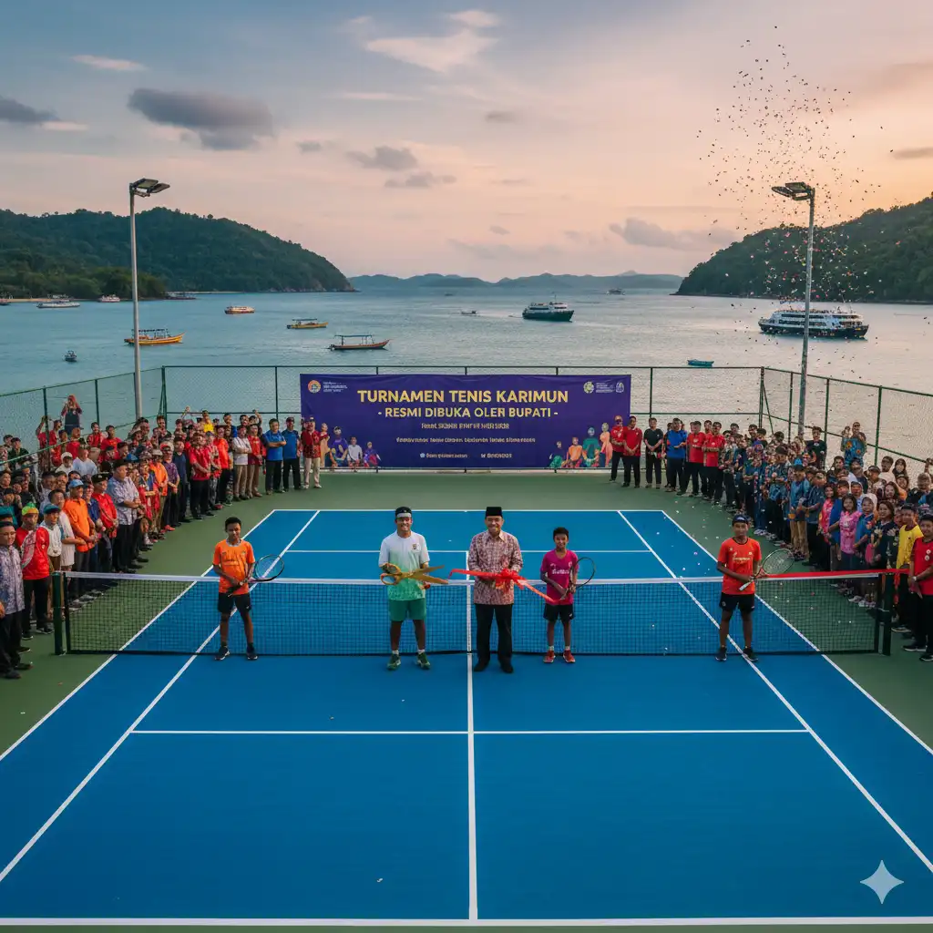 Tenis di Ujung Negeri: Karimun Menyapa Petenis Luar
