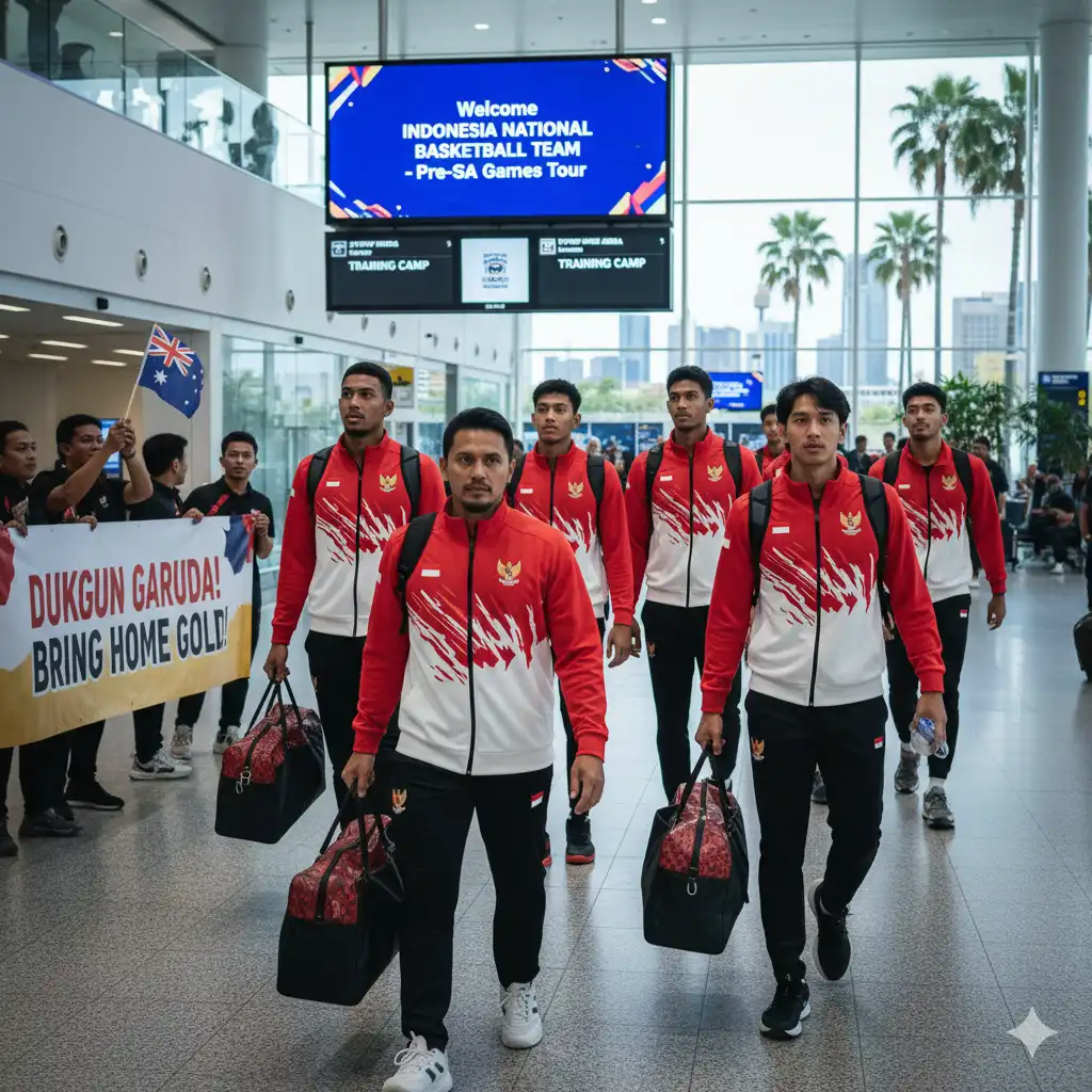 Timnas Basket Putra Indonesia Akan Uji Coba ke Australia Jelang SEA Games 2025 Jalan Panjang Menuju Puncak ASEAN