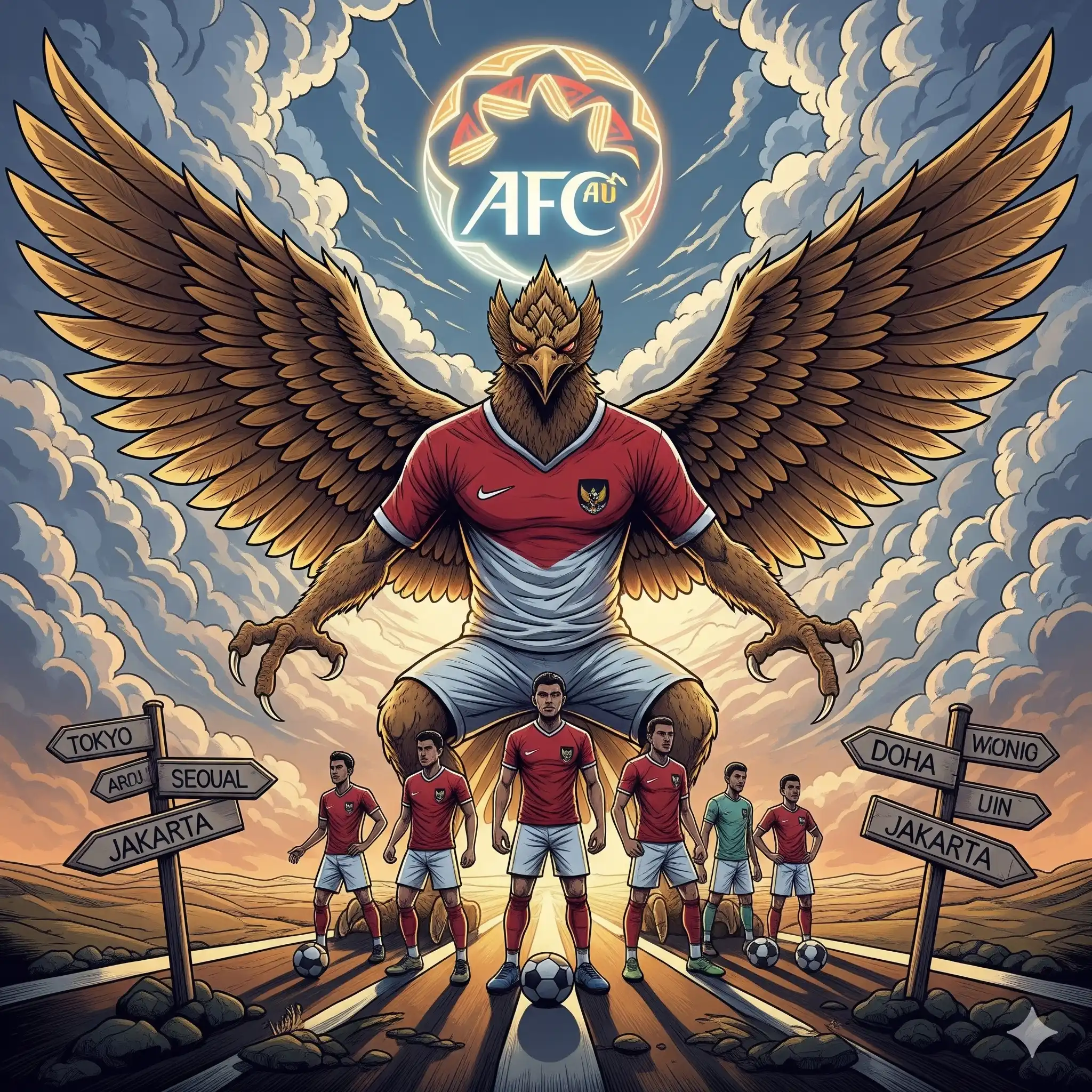 Timnas Indonesia & AFC Garuda di Persimpangan Asia