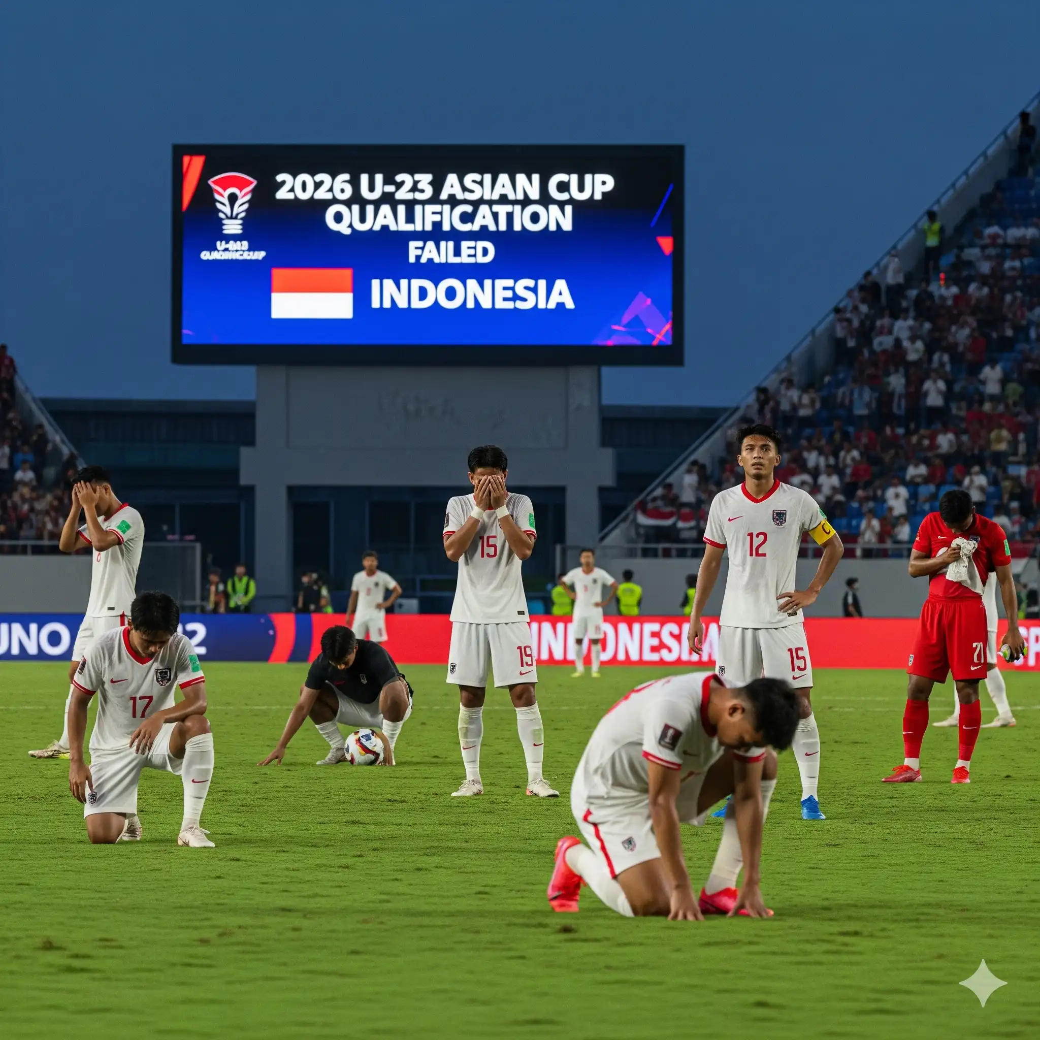 Timnas Indonesia U-23 Tidak Dapat Lolos Ke Dalam Piala Asia