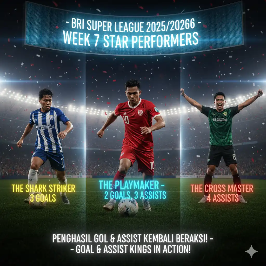 Tujuh Pekan Berlalu Siapa Pemain Terang di Tengah Persaingan BRI Super League
