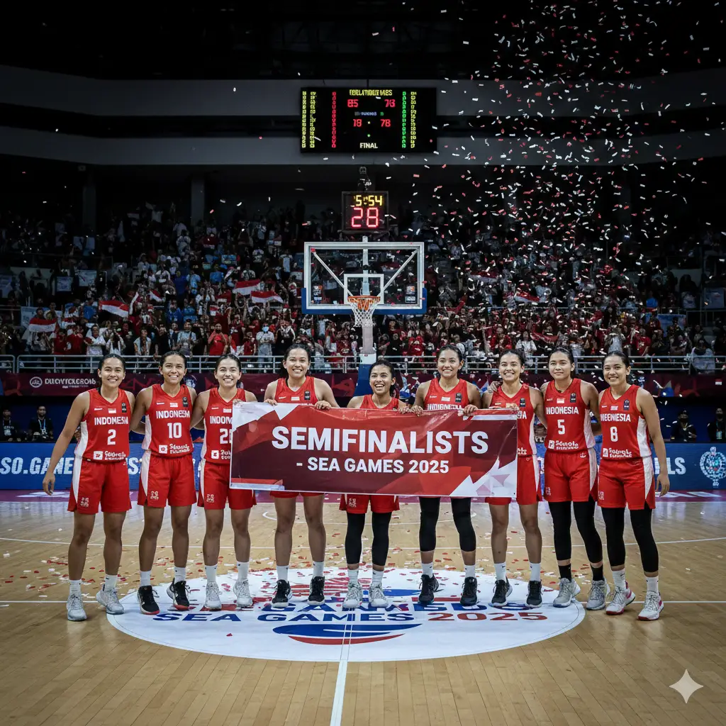 Basket Putri Indonesia Melaju ke Semifinal SEA Games 2025