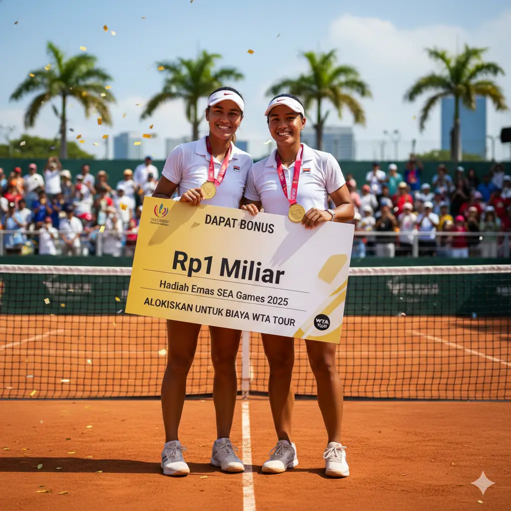Bonus Rp 1 Miliar Dialokasikan untuk Tur WTA Tour