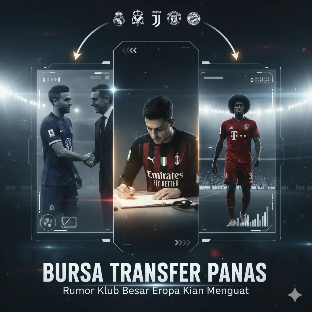 Bursa Transfer Panas, Rumor Klub Besar Eropa Kian Menguat
