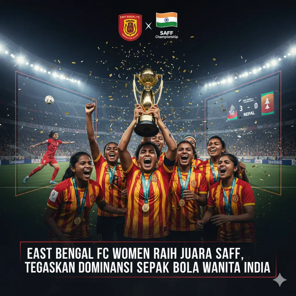 East Bengal FC Women Raih Juara SAFF, Tegaskan Dominasi Sepak Bola Wanita India