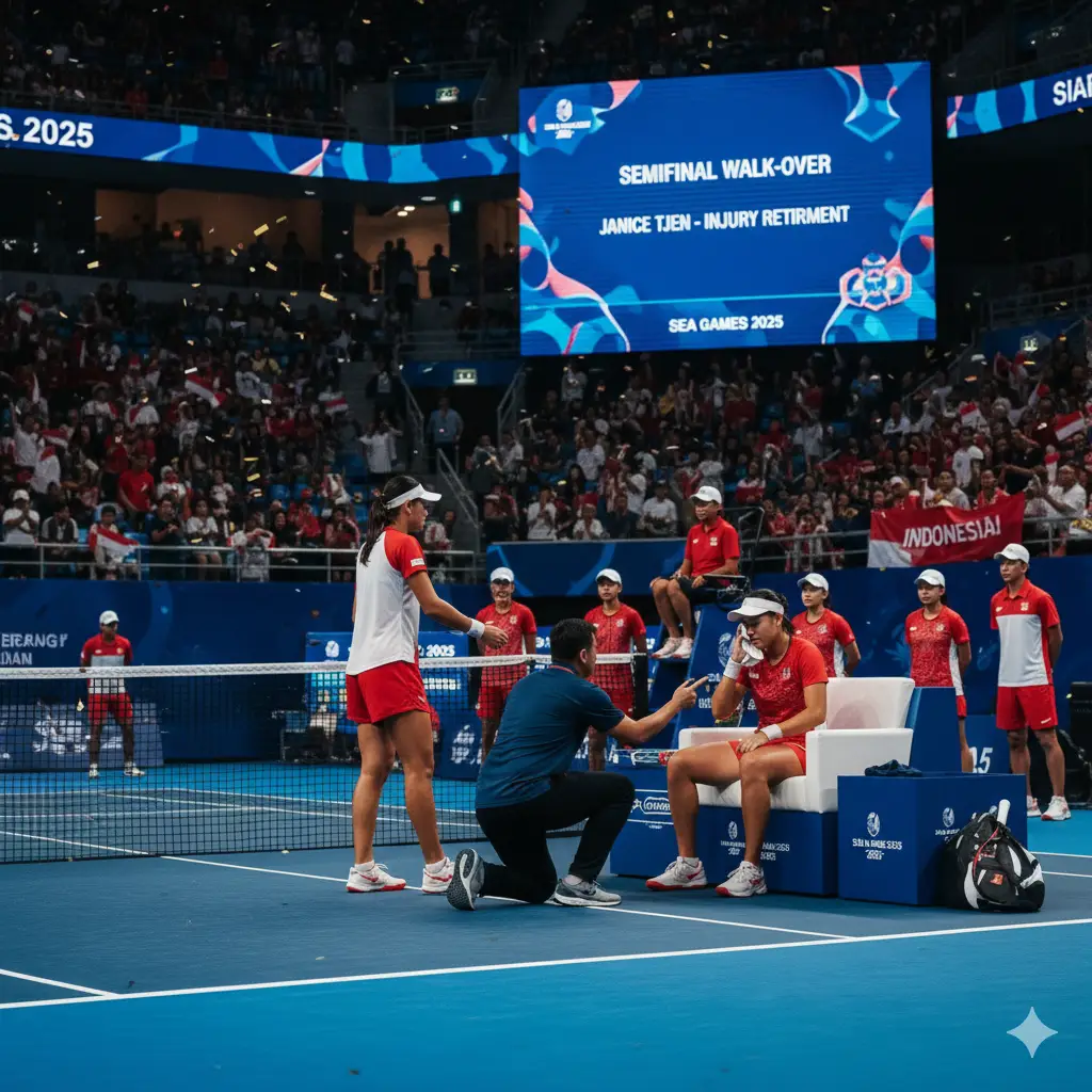 Janice Tjen Terpaksa Mundur di Semifinal SEA Games