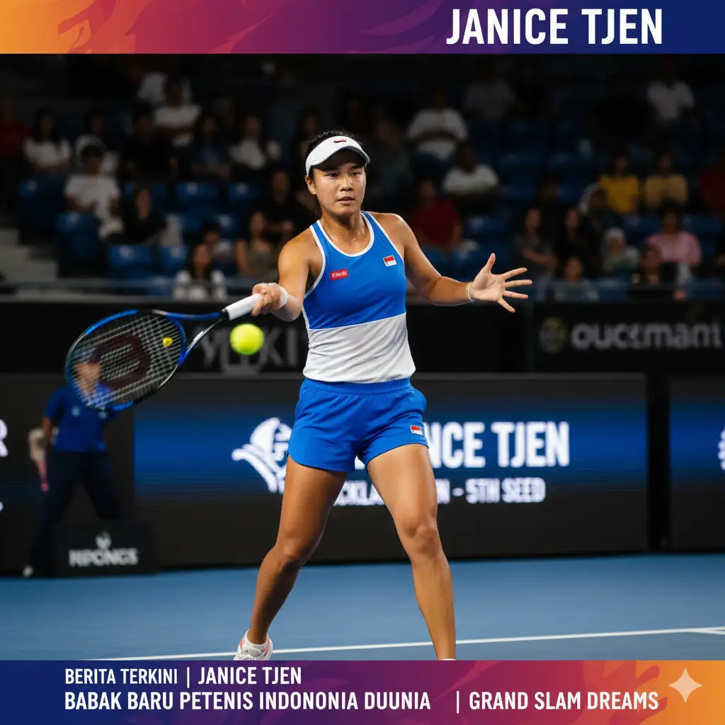 Janice Tjen, Unggulan Kelima di Auckland Babak Baru Petenis Indonesia di Panggung Dunia