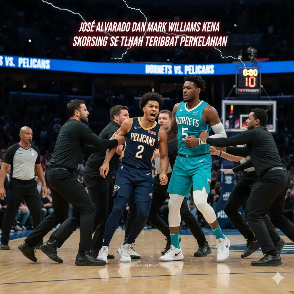 Jose Alvarado dan Mark Williams Kena Skorsing Setelah Terlibat Perkelahian