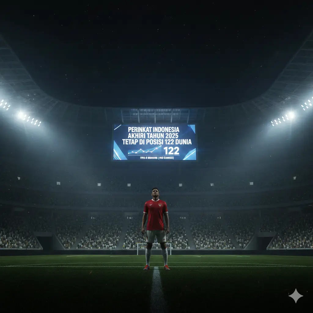 Peringkat FIFA Timnas Indonesia Akhir Tahun 2025 Tetap di Posisi 122 Dunia