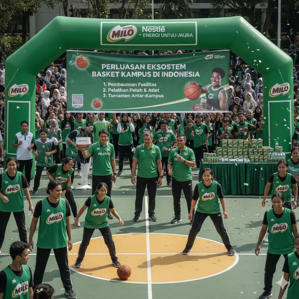 Perluasan Ekosistem Basket Kampus di Indonesia oleh Nestlé MILO