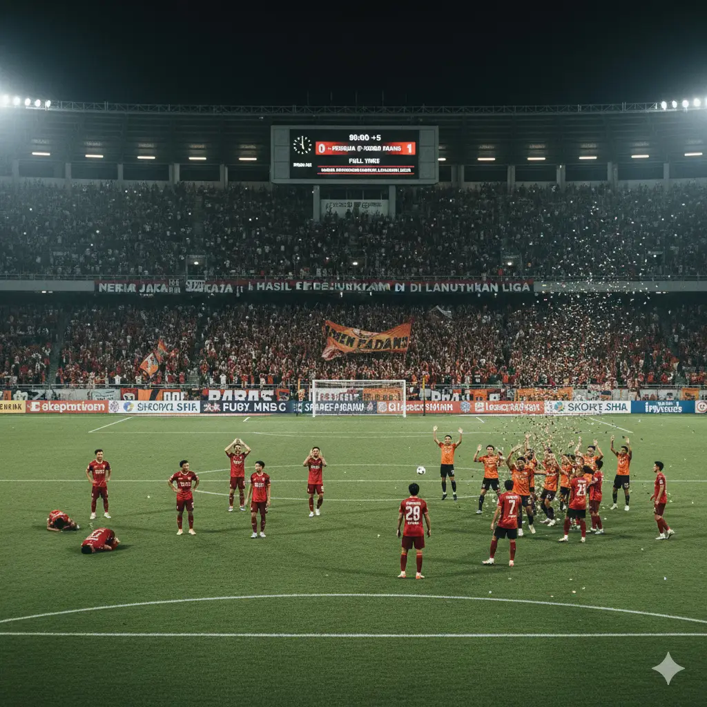 Persija Jakarta Takluk dari Semen Padang, Hasil Mengejutkan di Lanjutan Liga