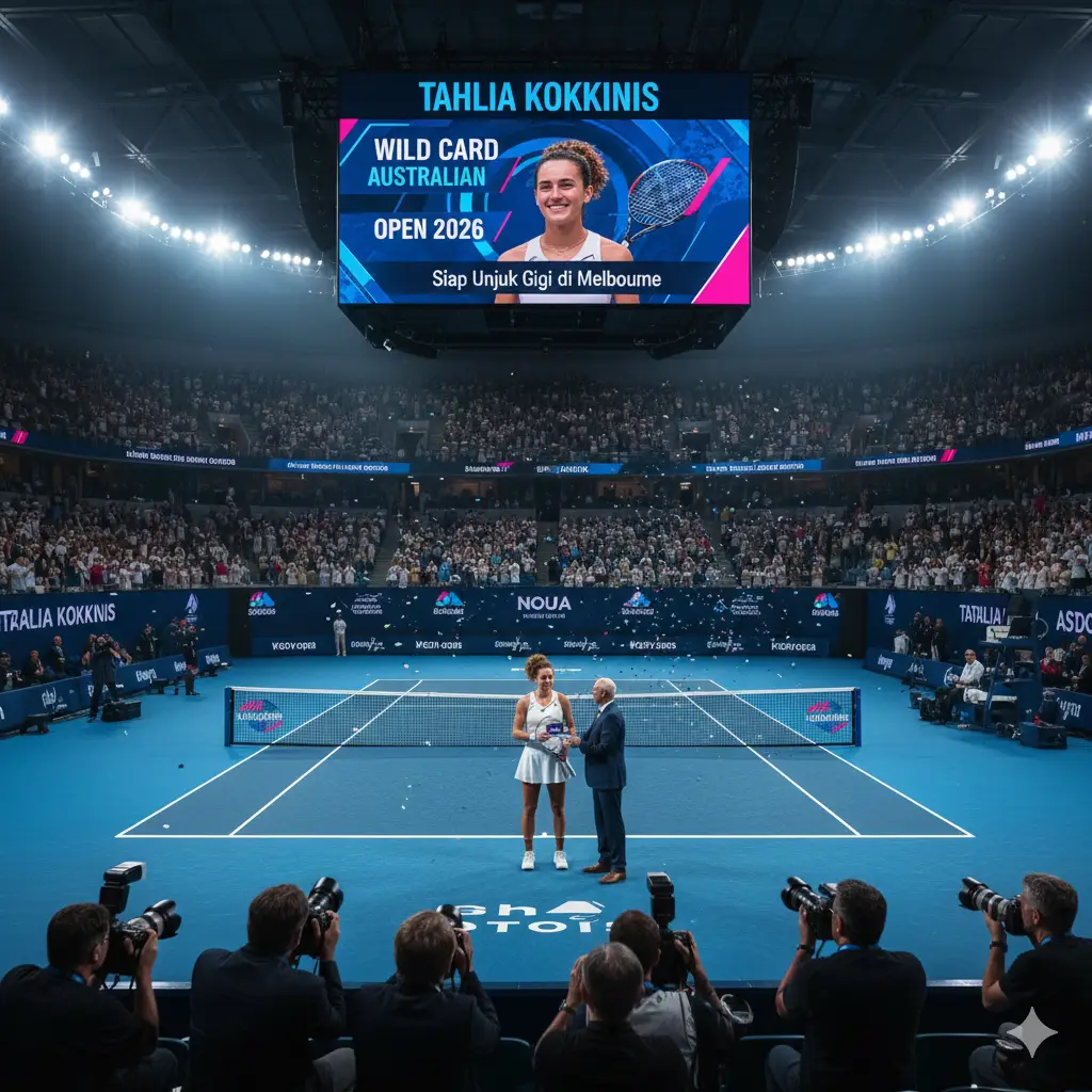 Tahlia Kokkinis Terima Wild Card Australian Open 2026, Siap Unjuk Gigi di Melbourne