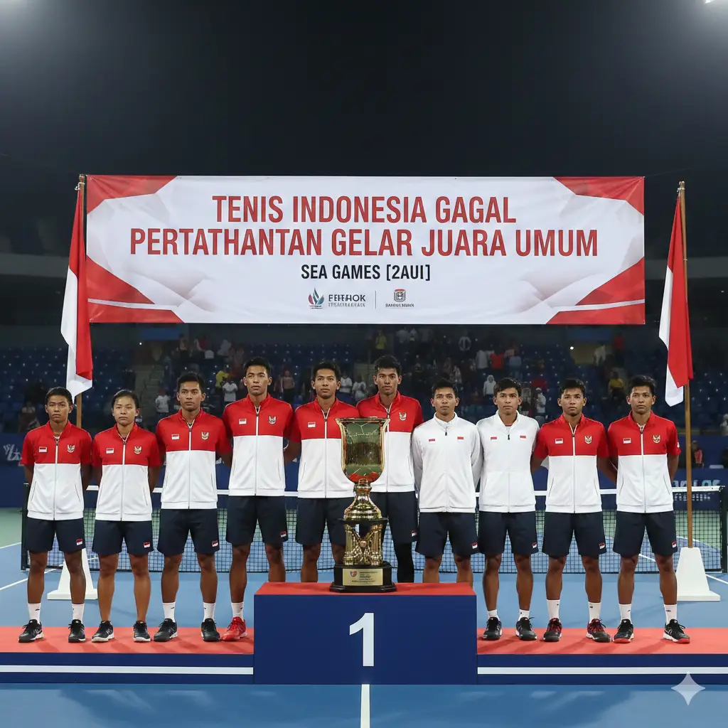 Tenis Indonesia Gagal Pertahankan Gelar Juara Umum