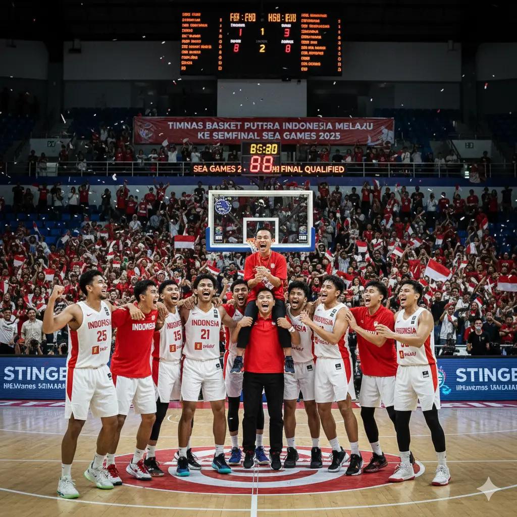 Timnas Basket Putra Dari Indonesia Melaju ke Semifinal SEA Games 2025